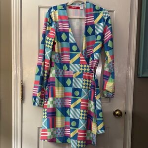 Kentucky Derby Wrap Dress